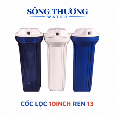 Cốc lọc 10 inch trong, đục – ren 13 và ren 21