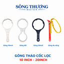 Tay gông vặn mở cốc lọc thô 123 kích cỡ 10 inch, 20 inch cho máy lọc nước RO (Bản sao)