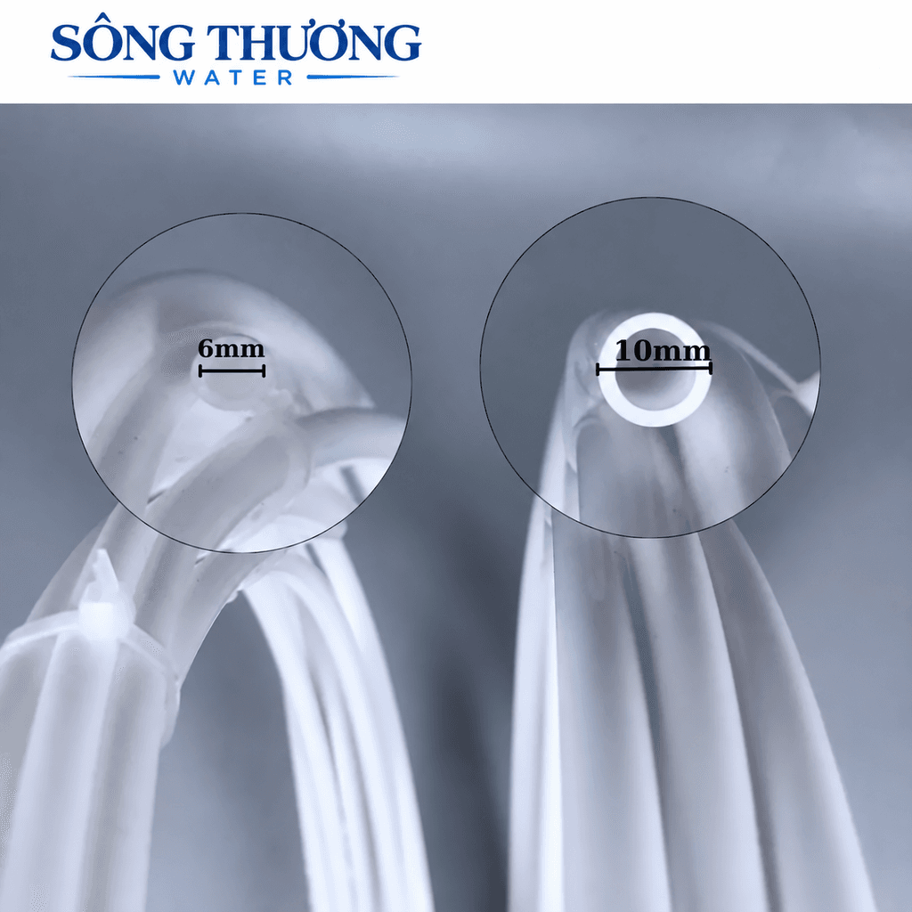 Dây dẫn nước máy lọc nước LLDPE 6 mm và 10 mm (1 m, 5 m)
