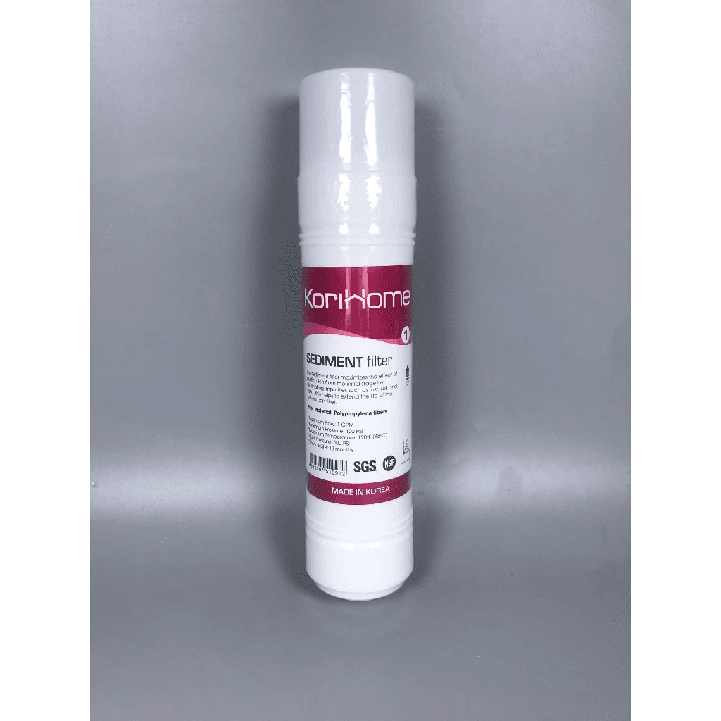 Combo 6 lõi lọc nước Korihome chính hãng dùng cho máy lọc nước Korihome WPK-818 HA (Hydrogen) - ảnh 2