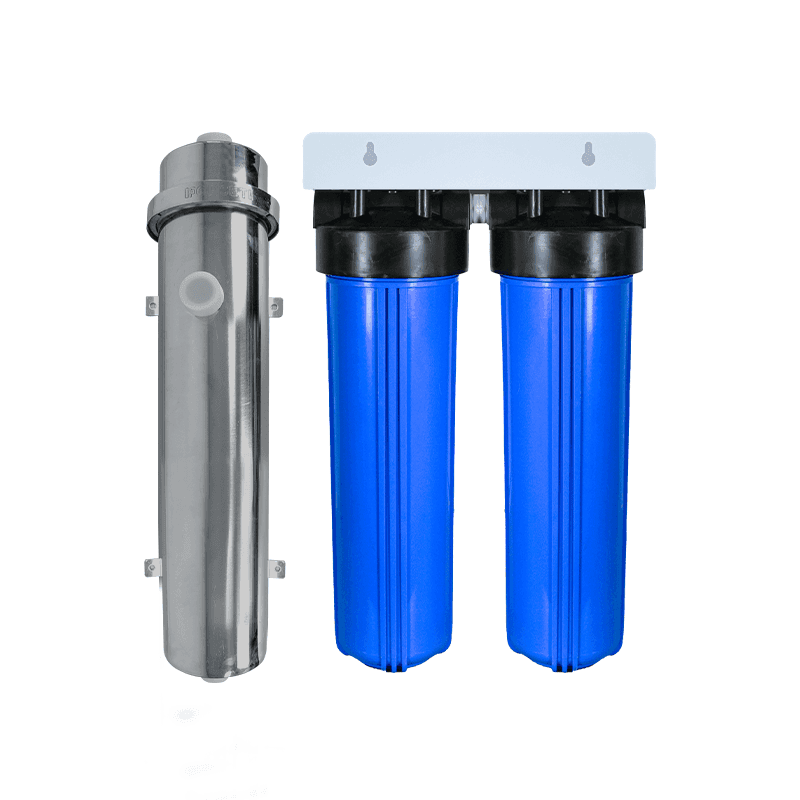 Combo lọc tổng đầu nguồn 3 cấp UF3000 + 2 cốc (PP5+CTO) - ảnh 1