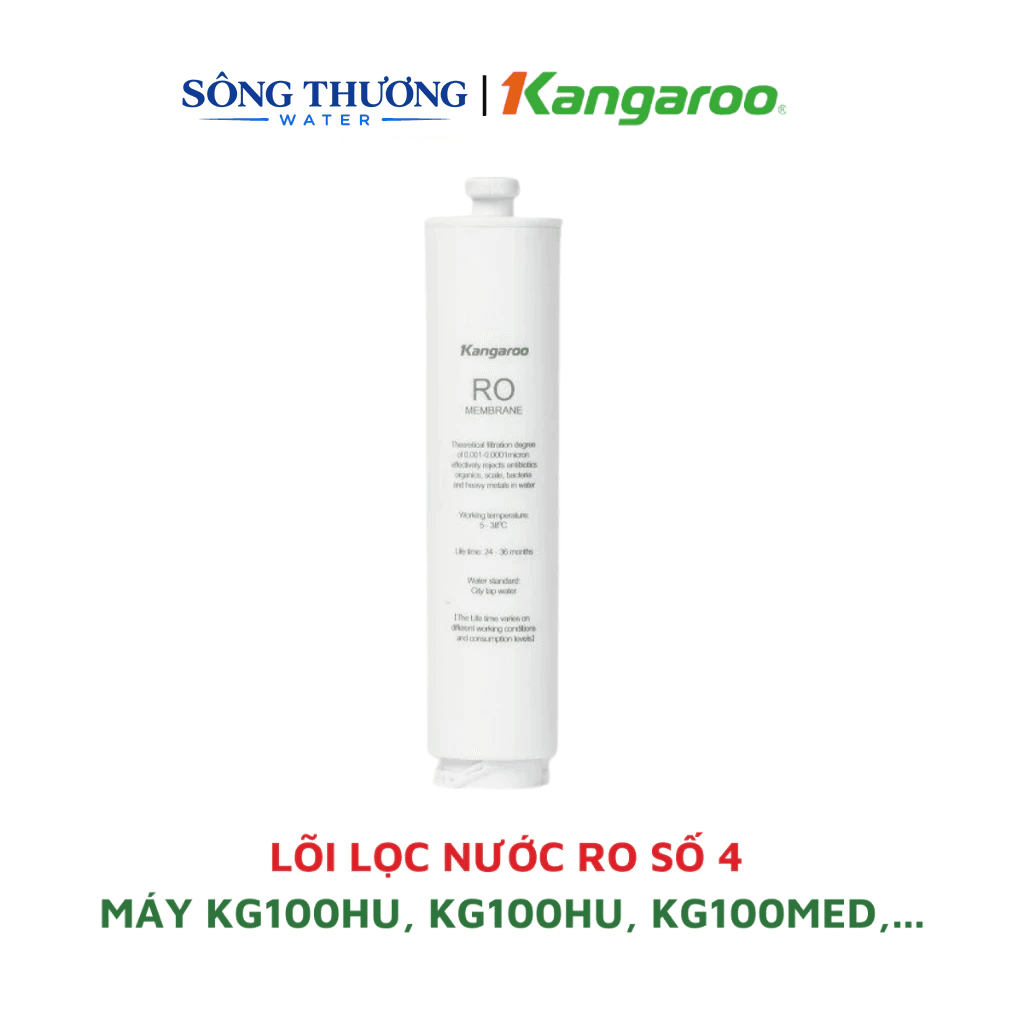 Lõi số 4 - Màng đúc RO Kangaroo - Hàng chính hãng - Dùng cho model máy : KG100HU, KG100HU+, KG100MED,KG100EED,KG100HED - ảnh 1