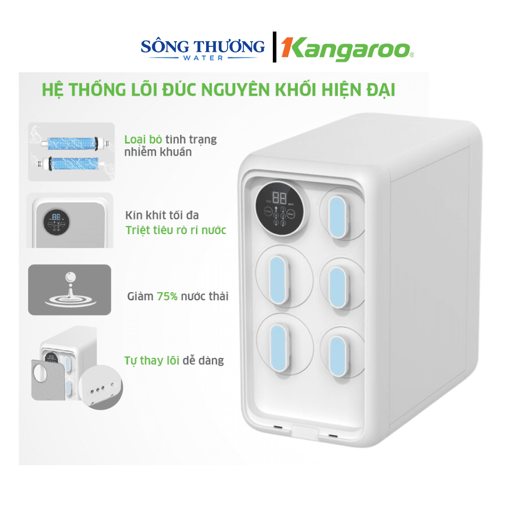 Máy lọc nước Kangaroo Hydrogen KG400HU - ảnh 2