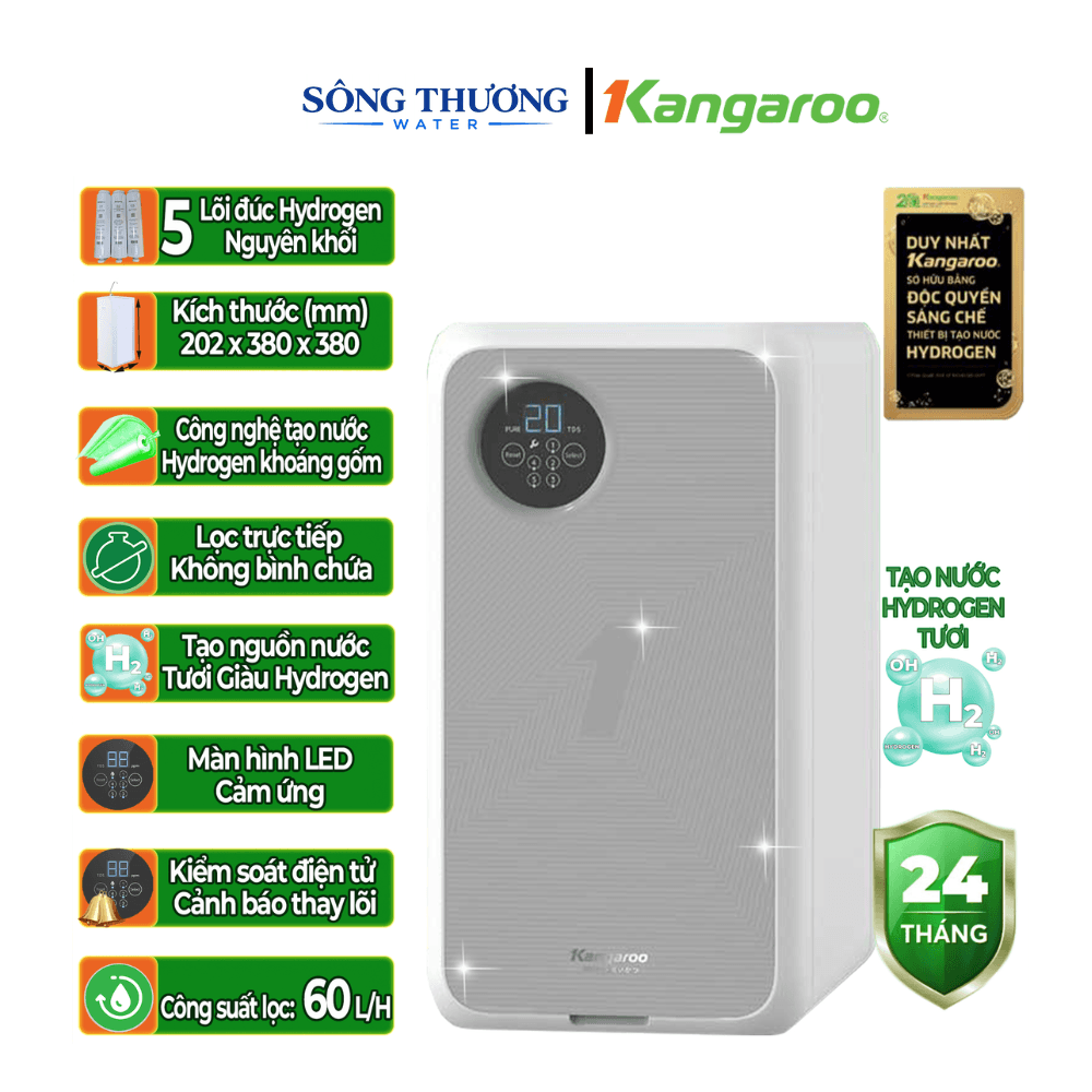 Máy lọc nước Kangaroo Hydrogen KG400HU - ảnh 3