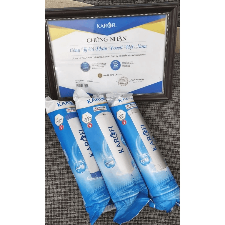 Combo bộ lọc thô 123 Smax Duo+ 4 lõi chức năng 5678 cho máy Karofi - ảnh 2