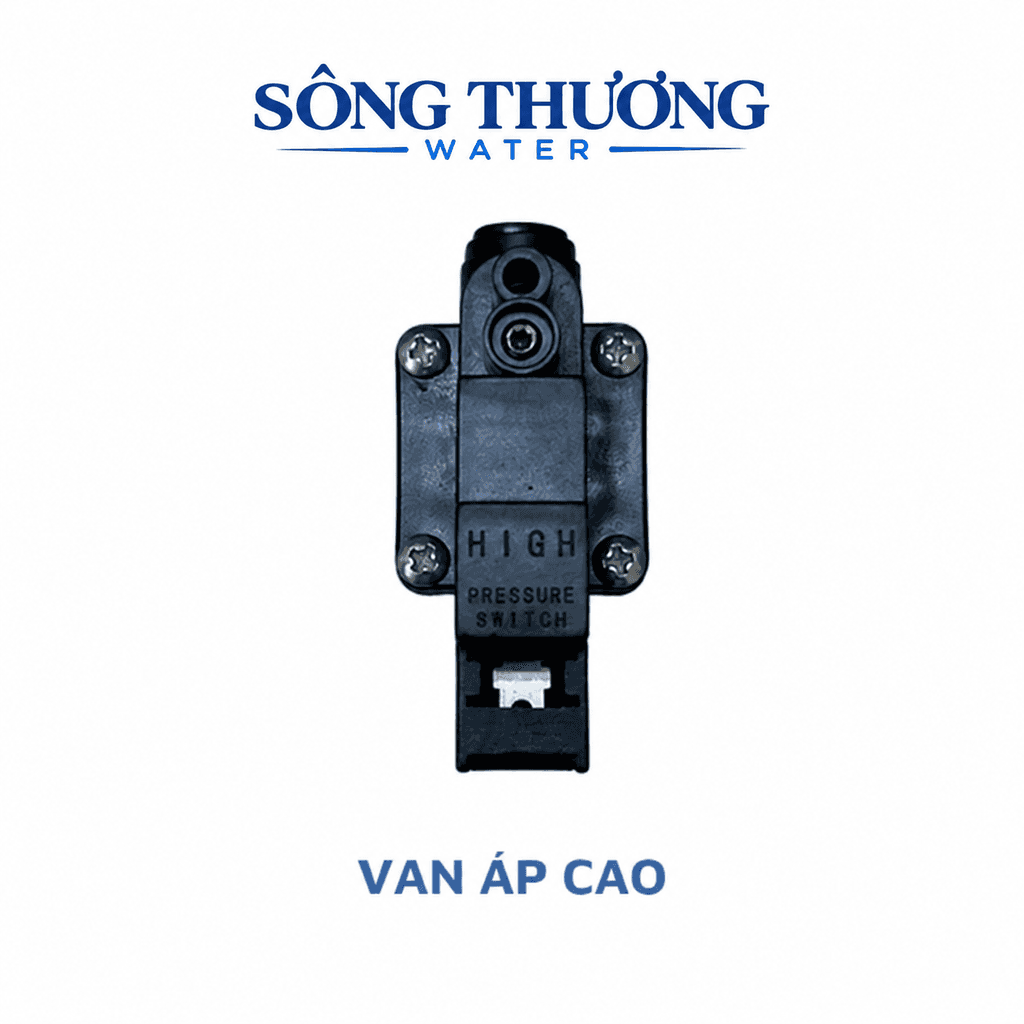 Combo 4 van máy lọc nước: áp cao, áp thấp, Flow và điện từ