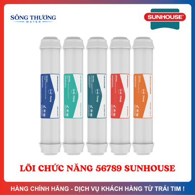 Combo 5 lõi lọc khoáng Sunhouse (Nano, Far, Alkaline, Mineral, Active Carbon) máy SHA76211CK, SHA76217CK, SHA8827K,... - ảnh 1